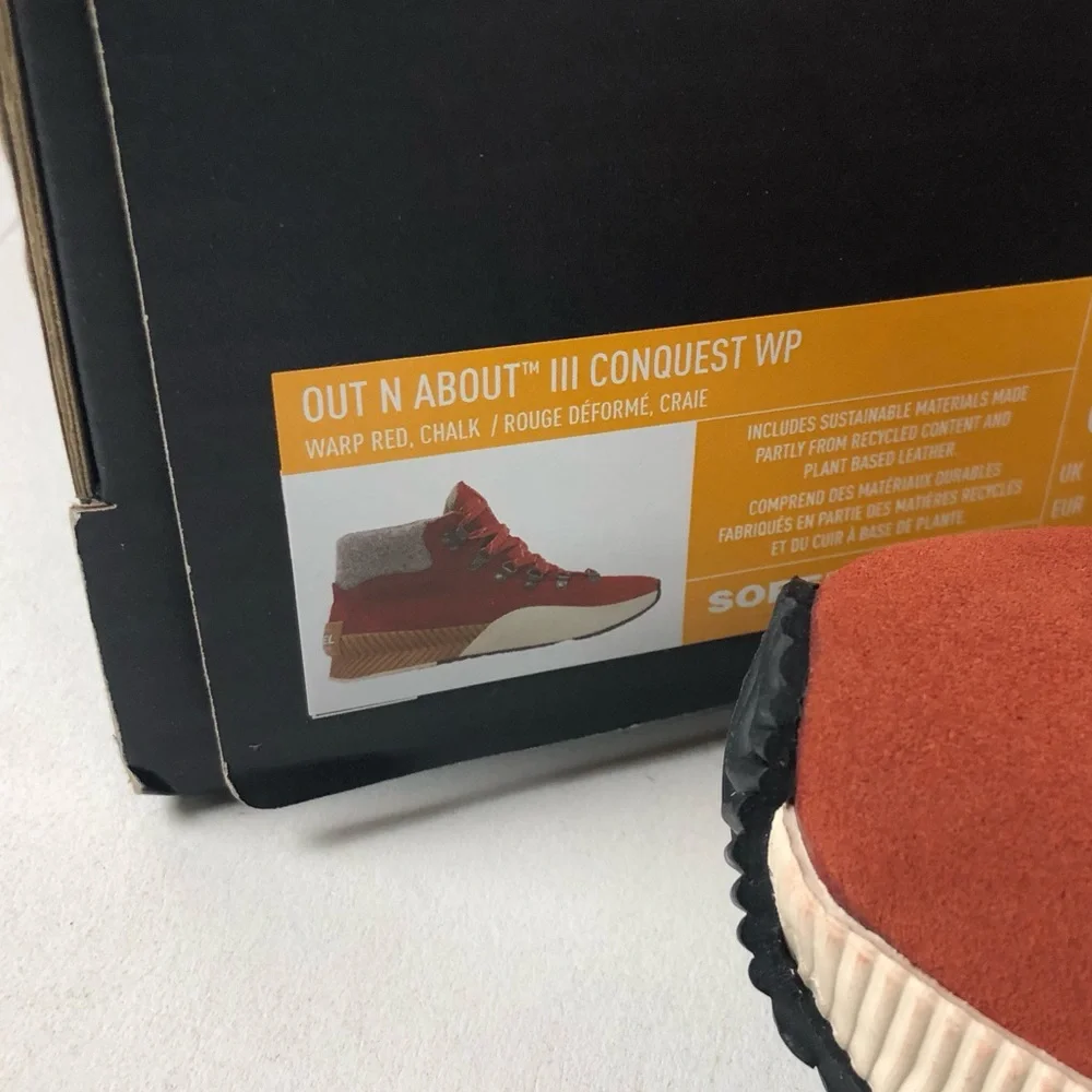 Sorel Out N About III 3 Conquest Boot Suede Waterproof Booties New NIB - Picture 8 of 8